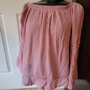 Offf the shoulder Linen top